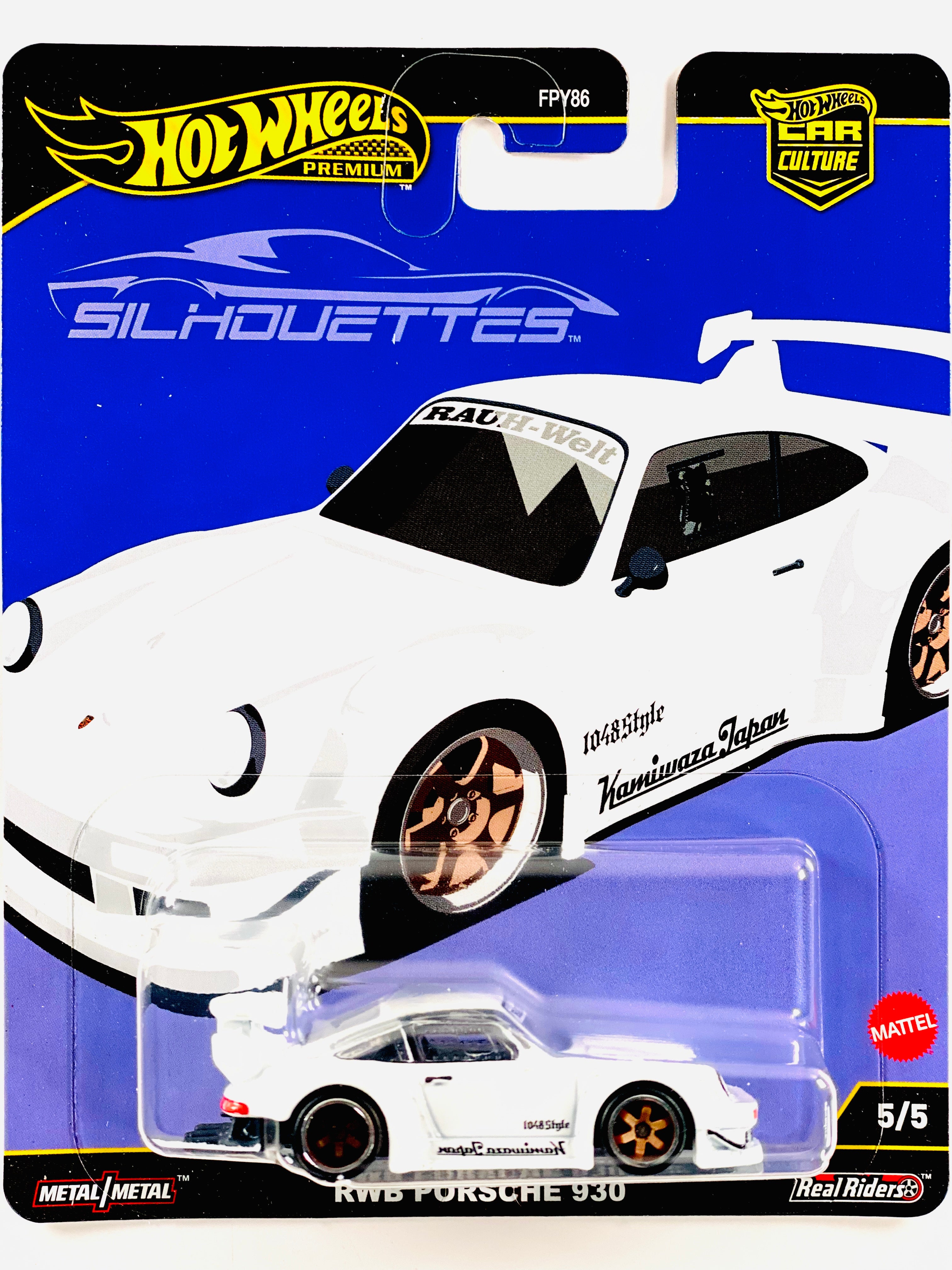 Hot Wheels 2025 Car Culture Silhouettes RWB Porsche 930 - Damaged