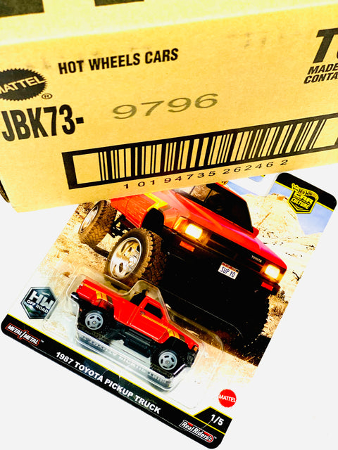 Hot Wheels 2025 Car Culture ’87 Toyota Pickup Truck Factory Sealed Solid Pack (10 Cars)