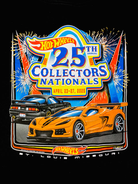 Hot Wheels 2025 25th Annual Collectors Convention St. Louis, MO T-Shirt