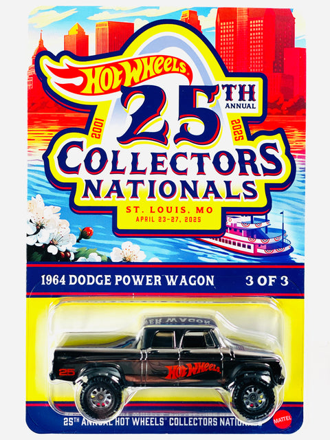Hot Wheels 2025 25th Annual Collectors Nationals Convention St. Louis, MO 1964 Dodge Power Wagon