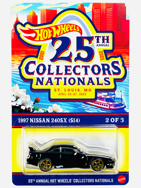 Hot Wheels 2025 25th Annual Collectors Nationals Convention St. Louis, MO 1997 Nissan 240SX (S14)