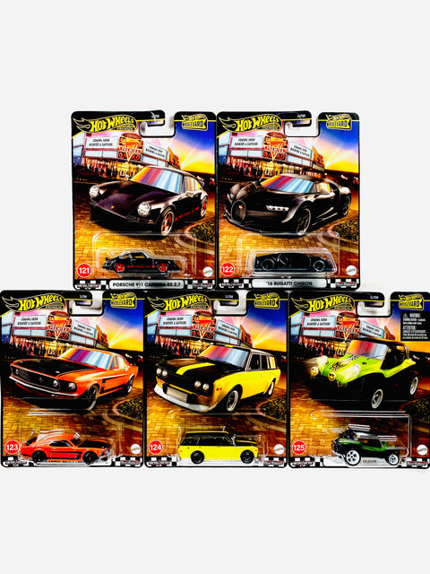 Hot Wheels 2025 Boulevard Case B (Set of 5 Cars)