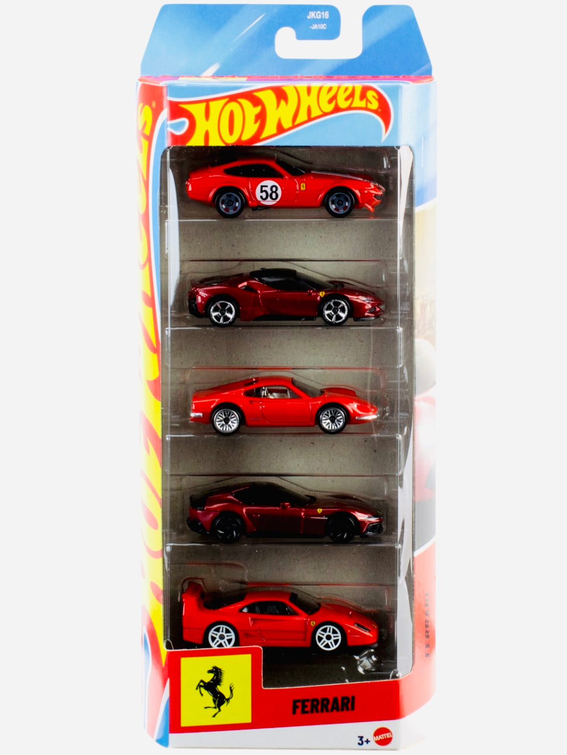 Hot Wheels 2026 Ferrari 5-Pack – Jcardiecast