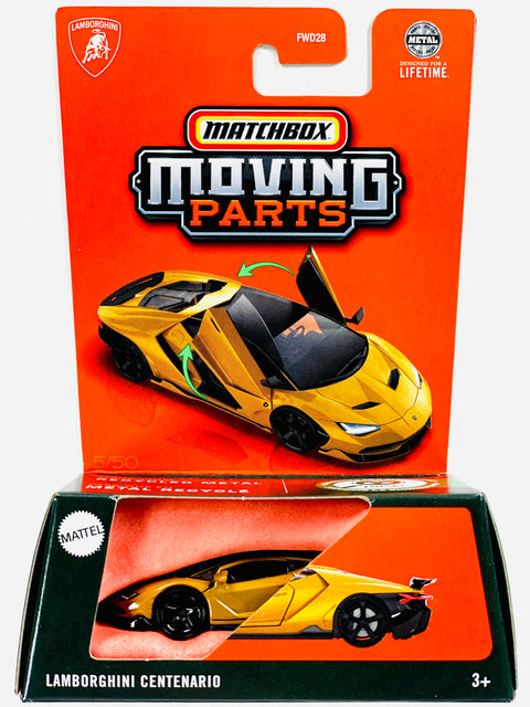 Matchbox 2025 Moving Parts Case E Lamborghini Centenario
