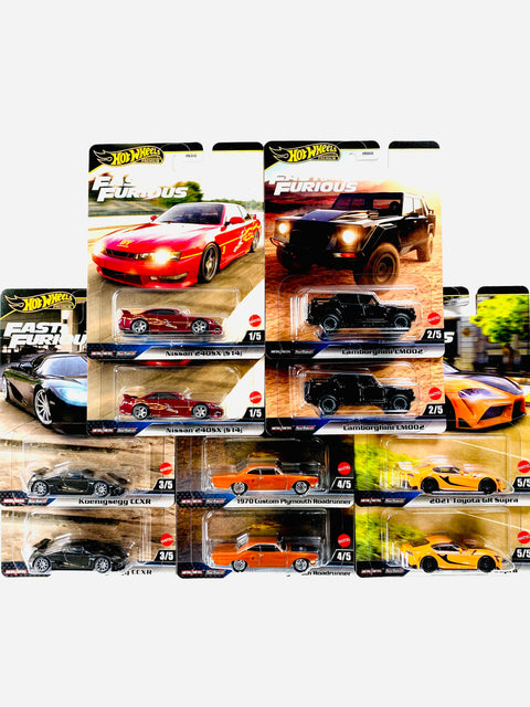 Hot Wheels 2025 Fast & Furious Factory Sealed Case L (10 Cars) - Damaged Box
