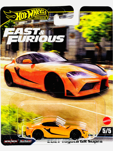 Hot Wheels 2025 Fast & Furious Case L 2021 Toyota GR Supra - Damaged Card