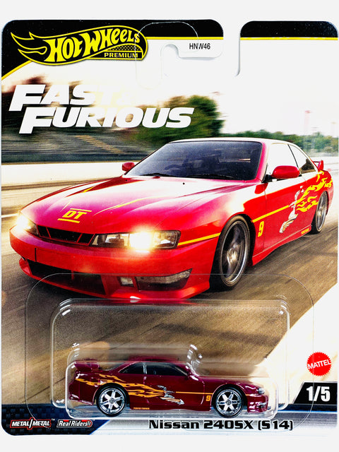 Hot Wheels 2025 Fast & Furious Case L Nissan 240SX (S14) - Damaged Card