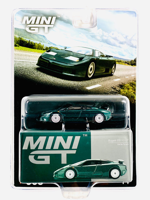 Mini GT Mijo Exclusive Bugatti EB110 GT Verde Scuro #968