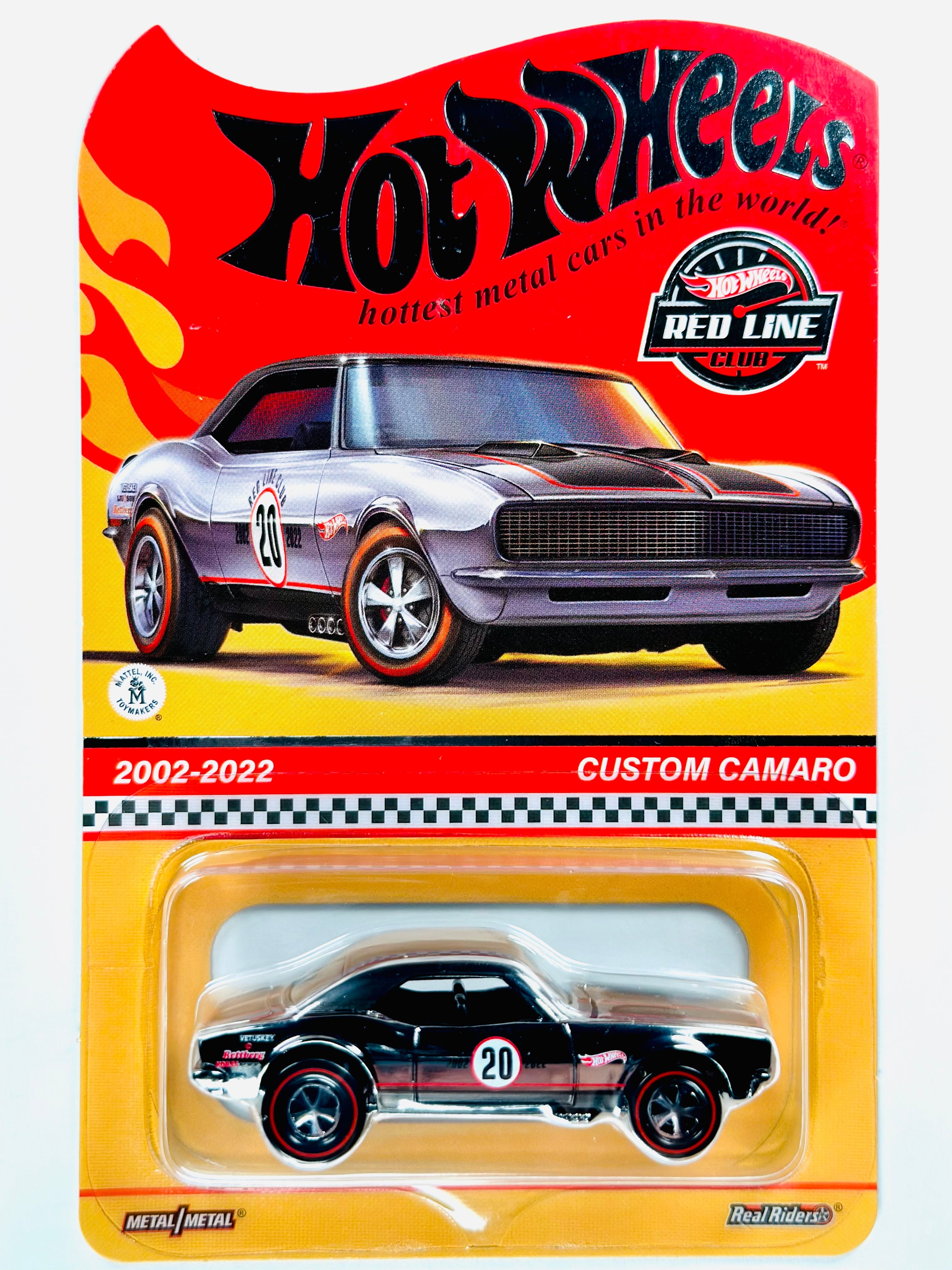 ミニカー 2005 HotWheels Chevy Camaro RLC Hot Wheels 2022 RLC Exclusive 2002-2022 Custom Chevy Camaro