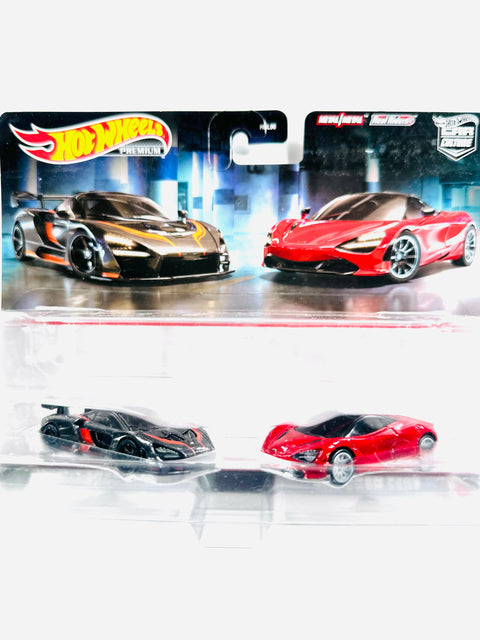 Hot Wheels 2023 Target Exclusive 2 Pack Mclaren Senna & McLaren 720s - Damaged Card