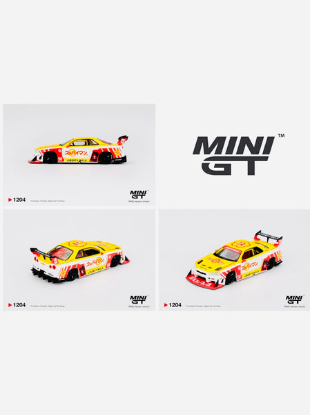 Mini GT Nissan LB-ER34 Super Silhouette Skyline Suppaiman Okinawa