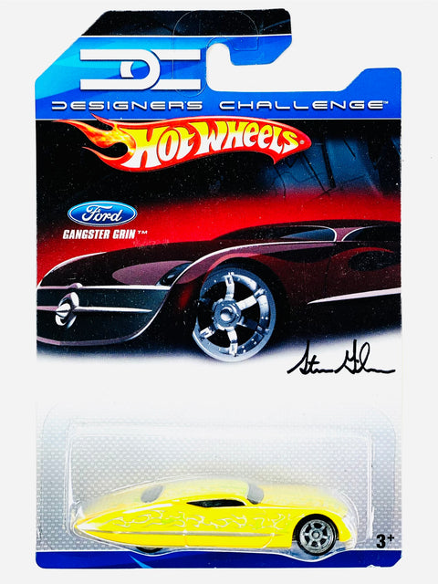 Hot Wheels 2007 Designer Challenge Ford Gangster Grin Yellow - Damaged Card/Blister