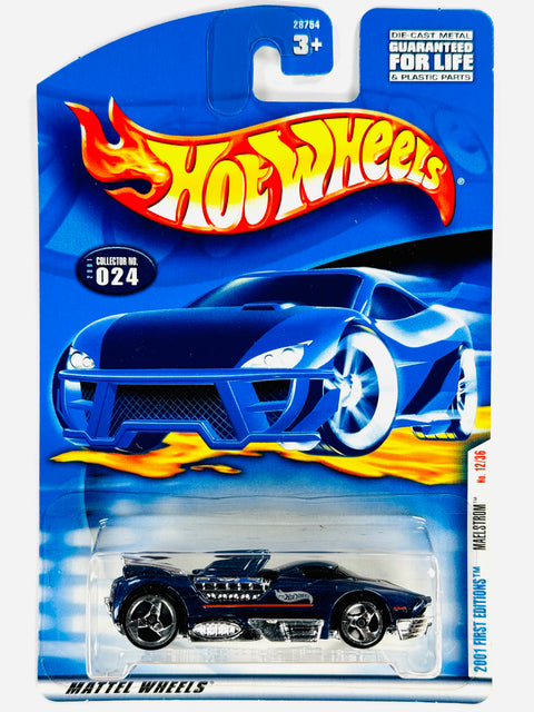 Hot Wheels 2001 First Editions Maelstorm (12/36) - Damaged Card/Blister