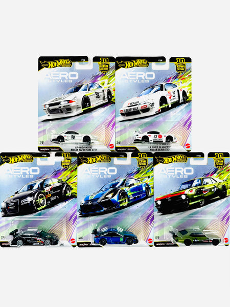 Hot Wheels 2026 Car Culture AeroStyles Case U (Set of 5 Cars