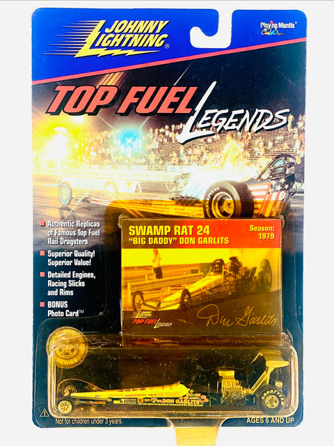 Johnny Lightning Top Fuel Legends 1979 Swamp Rat 24  "Big Daddy" Don Garlits - Damaged/Yellow Blister