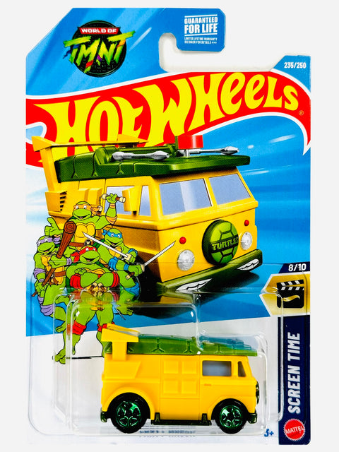 Hot Wheels Screen Time TMNT Party Wagon (235/250) - Damaged Card/Blister