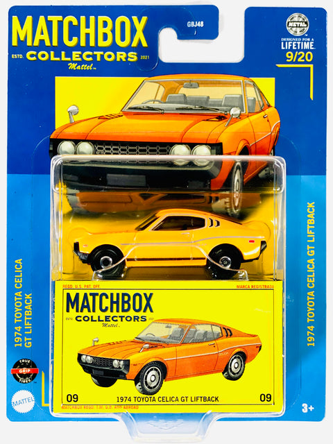 Matchbox 2024 Collectors Series Case W 1974 Toyota Celica GT Liftback