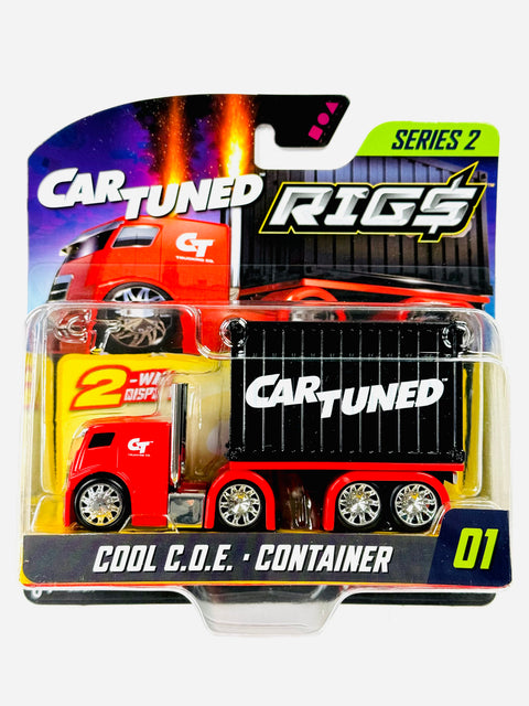 CarTuned 2026 Series 2 Container Rigs Cool COE Red/Black Container #01