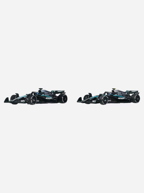 Hot Wheels 2026 F1 Formula One 2025 Racing Premium Mercedes-AMG Team George Russel #63 & Kimi Antonelli #12 2-Pack Box Set Diorama