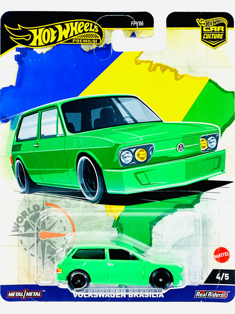 Hot Wheels 2024 World Tour Case A Volkswagen Brasilia Jcardiecast