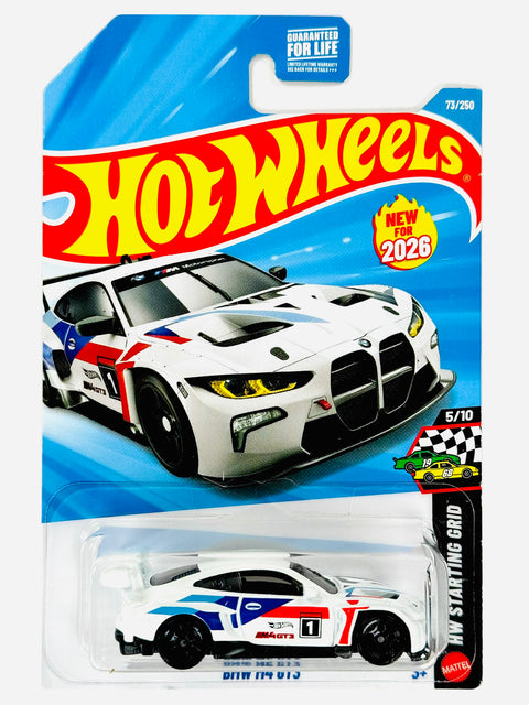 Hot Wheels HW Starting Grid BMW M4 GT3 (73/250) - Damaged Card/Blister