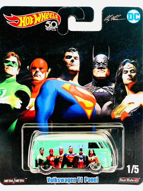 Hot Wheels 2018 Pop Culture DC Comics Volkswagen T1 Panel - Damaged Card