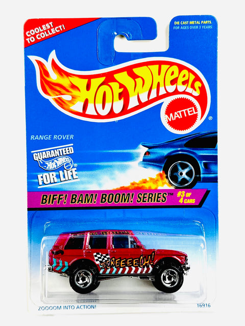 Hot Wheels Biff! Bam! Boom! Range Rover - Damaged Card