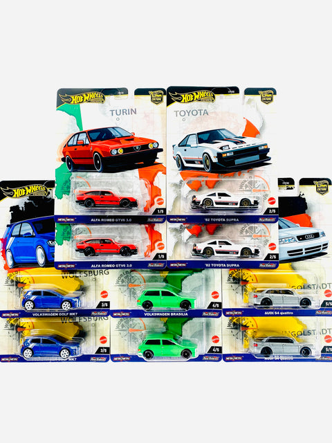 Hot Wheels 2024 Car Culture World Tour Factory Sealed Case A (10 Cars) - Damaged Box