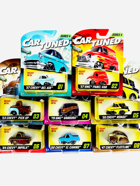 Car Tuned 2025 Series 4 Mainline Assortment (8 Cars)