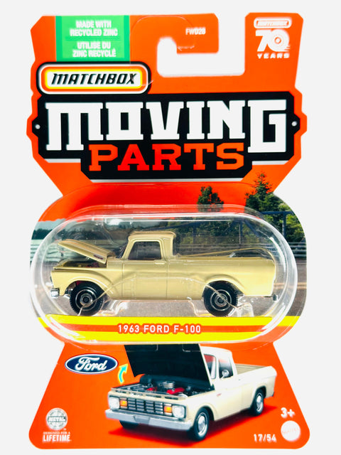 Matchbox 2023 Moving Parts Case D 1963 Ford F-100 - Damaged Card/Blister