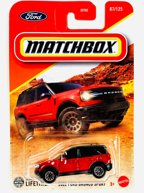 Matchbox 2025 Basic Case C 2022 Ford Bronco Sport - Damaged Card