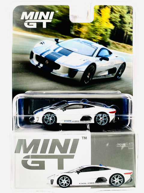 Mini GT Mijo Exclusive Jaguar C-X75 Silver #960
