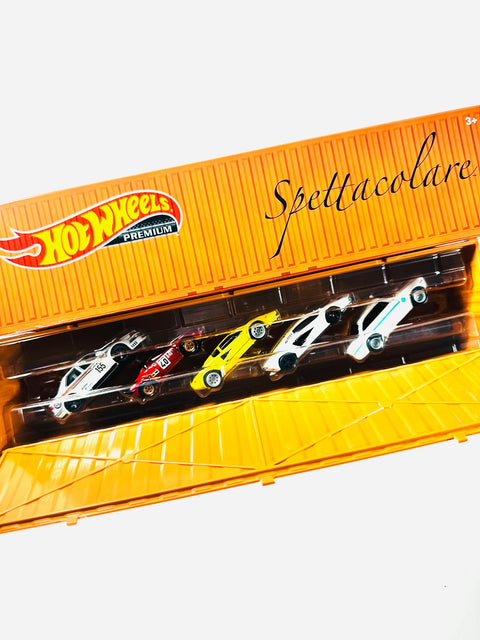 Hot Wheels 2023 Car Culture Spettacolare Container Bundle (Set of 5 Cars) - Opened Box