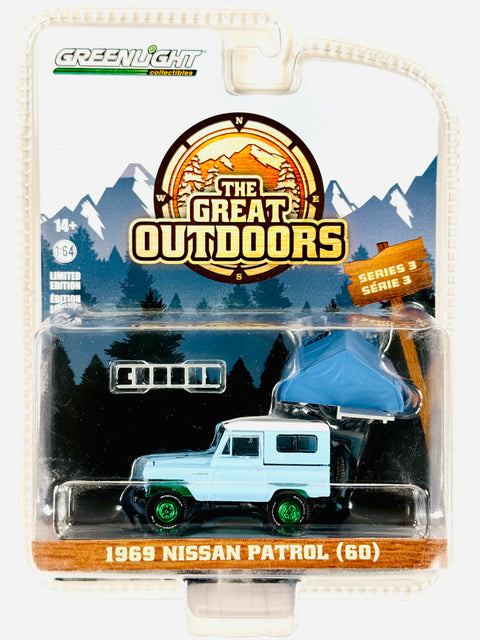 Greenlight The Great Outdoors 1969 Nissan Patrol (60) Chase - Damaged Blister
