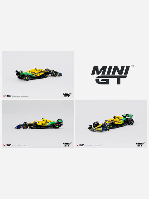 Mini GT McLaren MCL38 #81 Oscar Piastri 2024 F1 2024 Monaco GP 2nd Place #1165