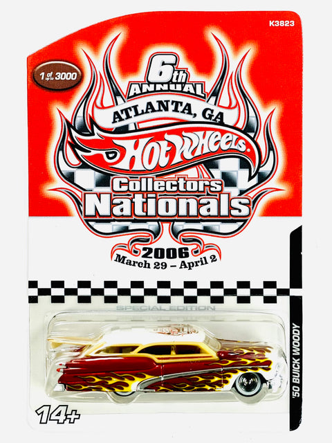 Hot Wheels 6th Annual Collectors Nationals Atlanta, GA  '50 Buick Woody - Damaged/Yellow Blister