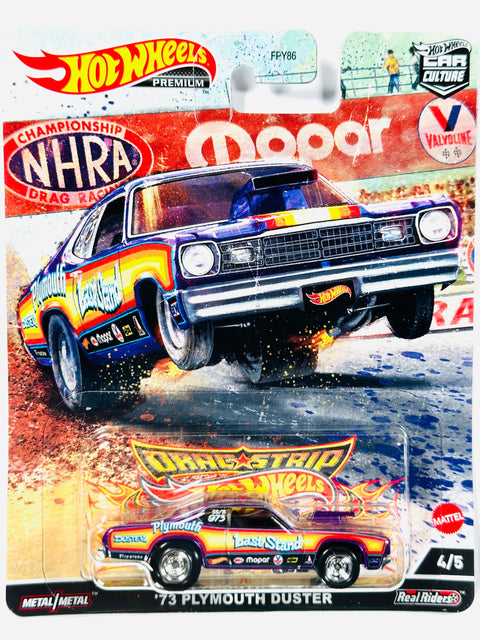 Hot Wheels 2022 Car Culture Drag Strip '73 Plymouth Duster - Damaged Card