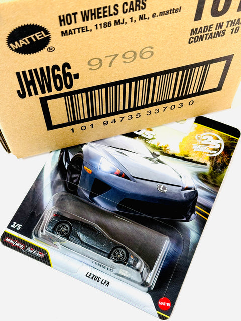 Hot Wheels 2026 Fast & Furious 25th Anniversary Lexus LFA Factory Sealed Solid Pack (10 Cars)