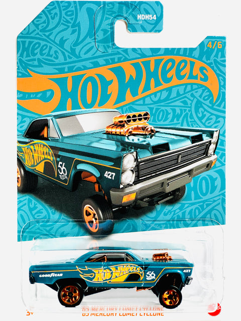 Hot Wheels 2024 Pearl & Chrome '65 Mercury Comet Cyclone (4/6)