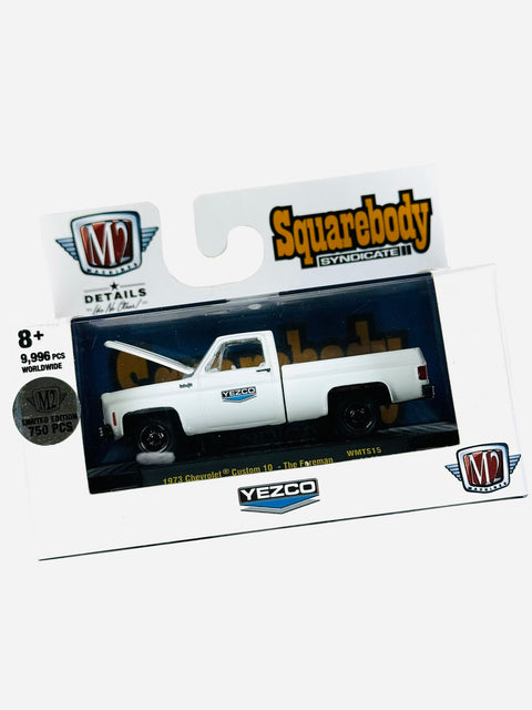 M2 Machines Walmart Exclusive Auto-thentics 1973 Chevrolet Custom 10 The Foreman Chase - Damaged Box