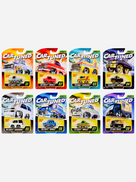 CarTuned 2026 Series 9 Mainline Assortment Factory Sealed Assortment Case (8 Cars)