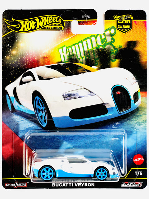 Hot Wheels 2025 Car Culture Hammer Drop Bugatti Veyron - Damaged Card