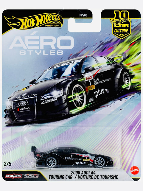 Hot Wheels 2026 Car Culture Aero Styles ’08 Audi A4 Touring Car