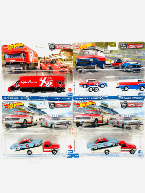 Hot Wheels 2023 Team Transport Factory Sealed Case U (4 Cases)