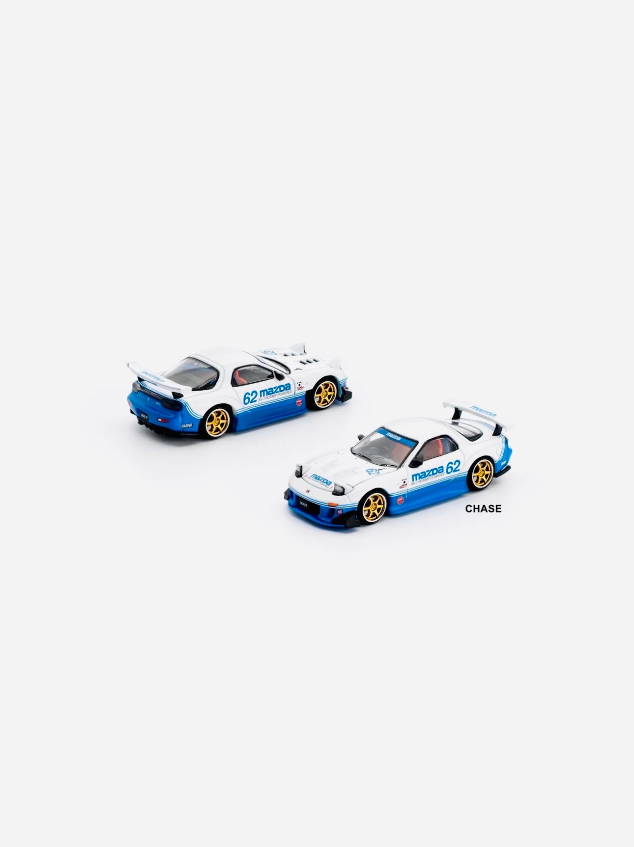 Pop Race Enigma Exclusive Mazda RX7 FD3S Blue & White #021 Chase