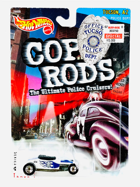 Hot Wheels 2000 Cop Rods Series 2 Tucson, AZ Track T - Damaged Card/Blister