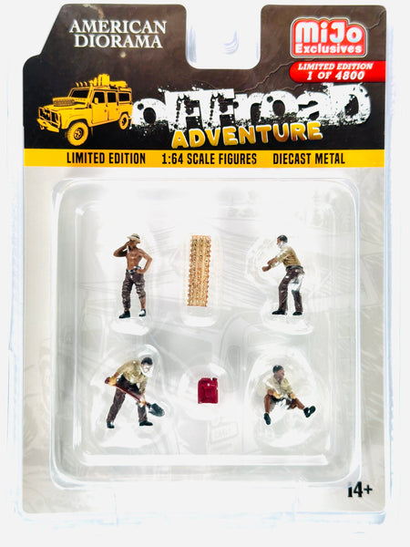 American Diorama 1:64 Figure Set - Off Road Adventure 2 - MIJO Exclusives