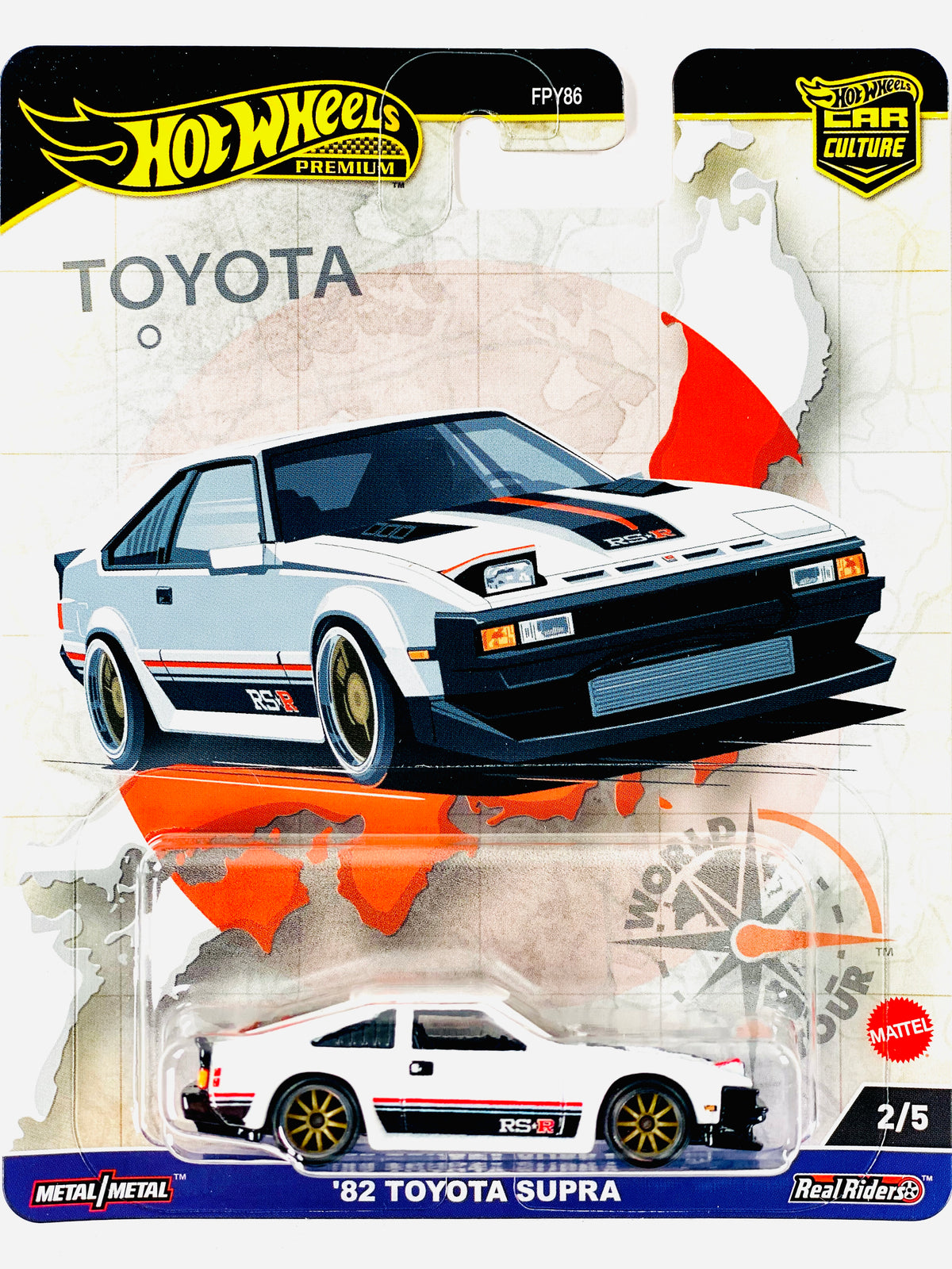 '82 Toyota Supra Hot Wheels 2023年製 Hot Wheels 2023 Super Treasure Hunt 82' Toyota Supra Red