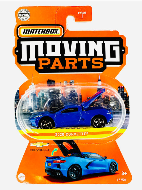 Matchbox 2023 Moving Parts 2020 Corvette - Damaged Card/Blister