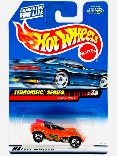 Hot Wheels Terrorific Series Cat-a-pult (2/4) - Damaged Card/Blister